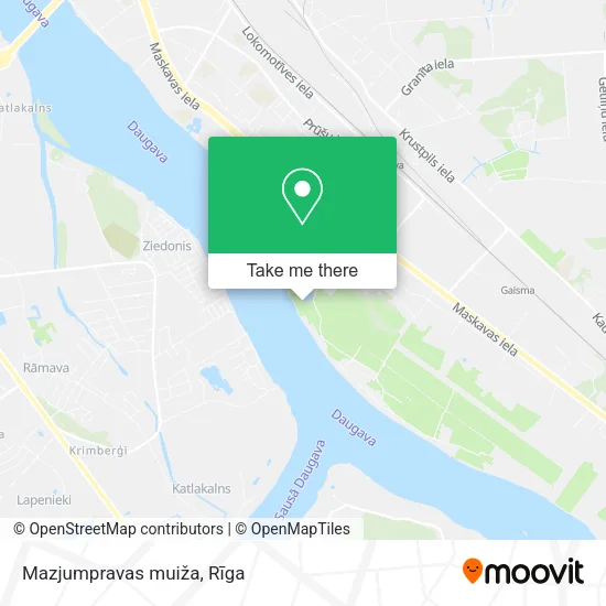 Карта Mazjumpravas muiža