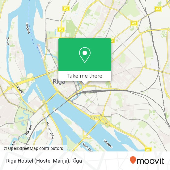 Riga Hostel (Hostel Marija) map