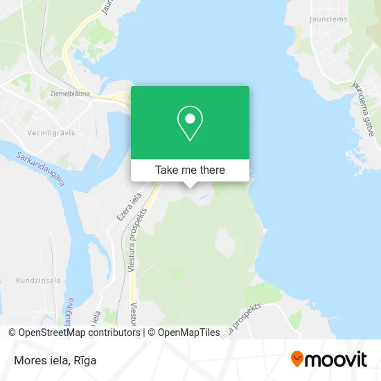 Карта Mores iela