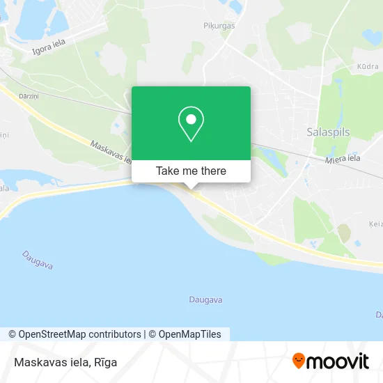 Карта Maskavas iela