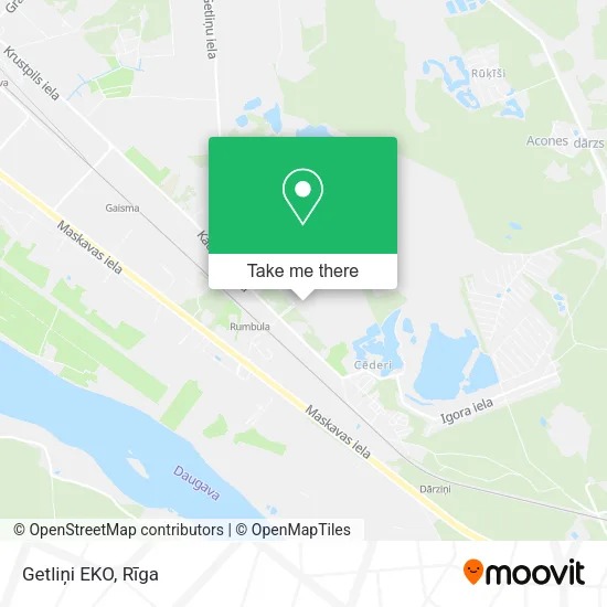 Карта Getliņi EKO