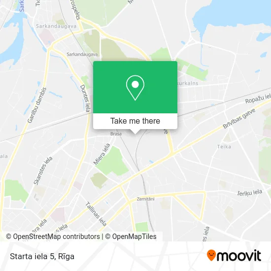 Карта Starta iela 5