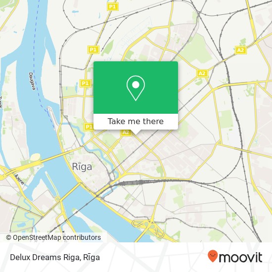Delux Dreams Riga map