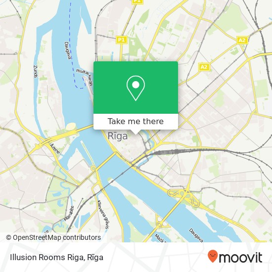 Карта Illusion Rooms Riga