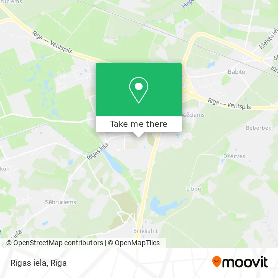 Карта Rīgas iela