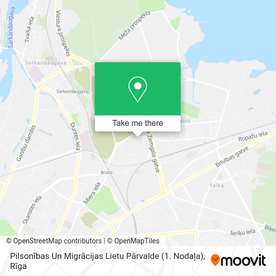 Карта Pilsonības Un Migrācijas Lietu Pārvalde (1. Nodaļa)