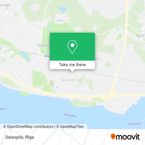 Карта Salaspils