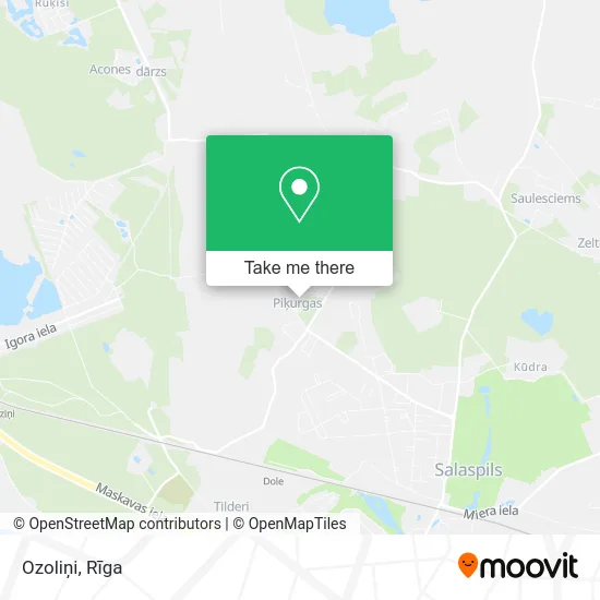 Карта Ozoliņi