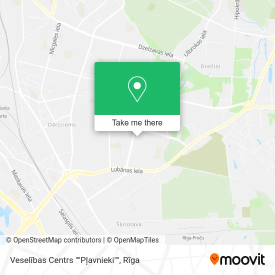 Veselības Centrs ""Pļavnieki"" map