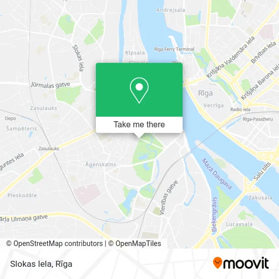 Карта Slokas Iela
