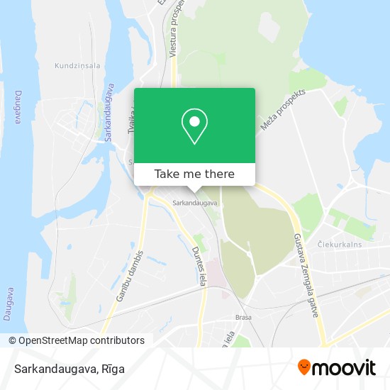 Sarkandaugava map