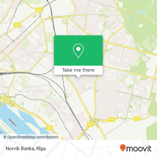 Norvik Banka map