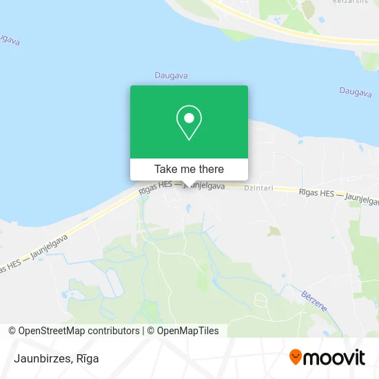 Карта Jaunbirzes