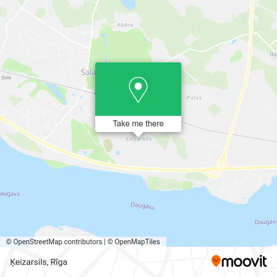 Карта Ķeizarsils