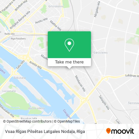 Vsaa Rīgas Pilsētas Latgales Nodaļa map