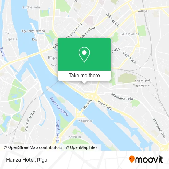 Карта Hanza Hotel