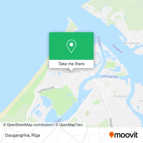 Карта Daugavgrīva
