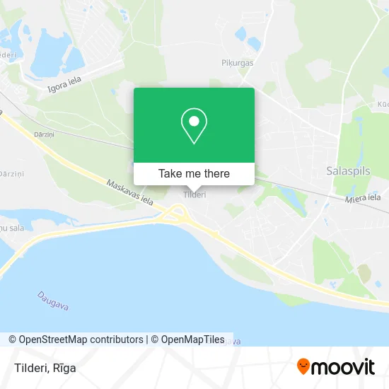 Карта Tilderi