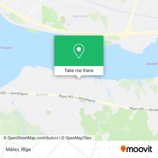 Карта Māliņi