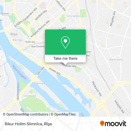 Bikur Holim Slimnīca map