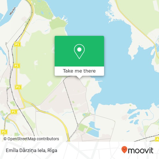 Emīla Dārziņa Iela map