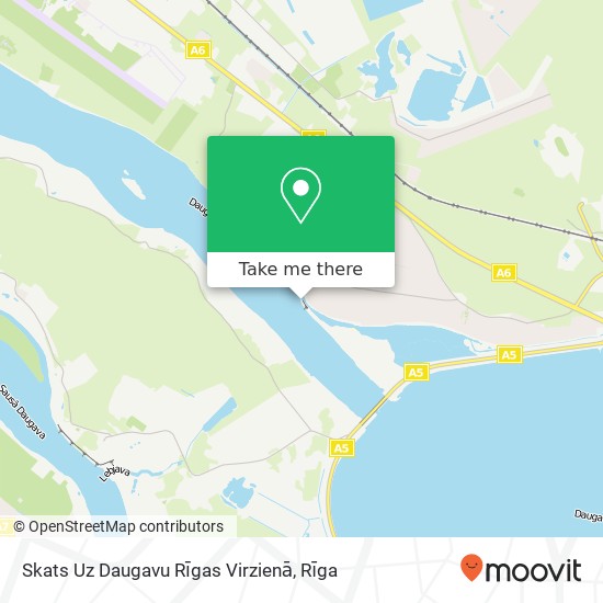Карта Skats Uz Daugavu Rīgas Virzienā