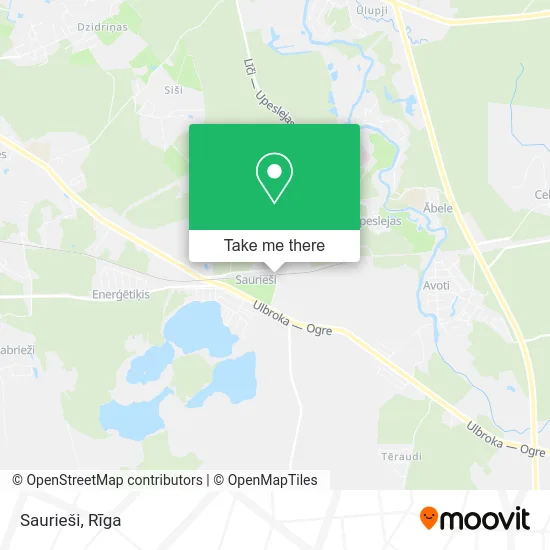 Карта Saurieši