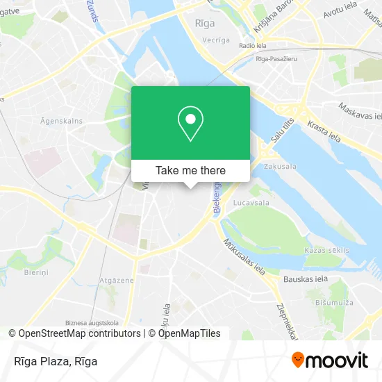 Карта Rīga Plaza
