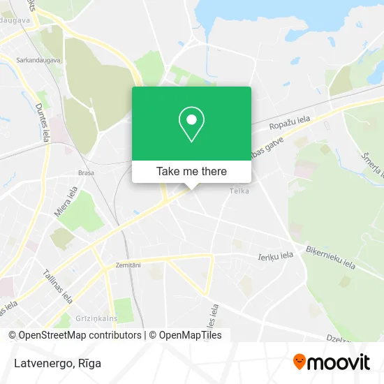 Карта Latvenergo