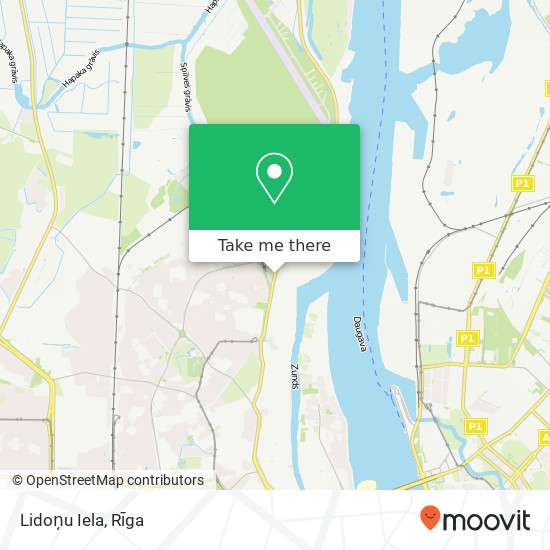 Lidoņu Iela map