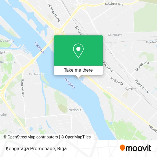 Карта Ķengaraga Promenāde