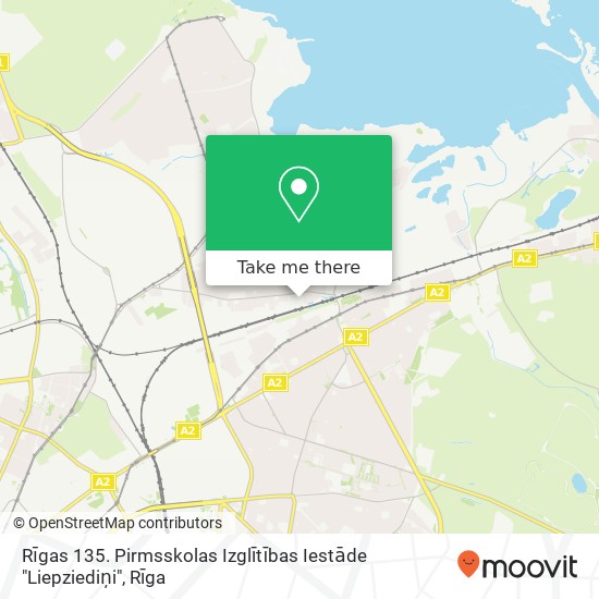 Rīgas 135. Pirmsskolas Izglītības Iestāde "Liepziediņi" map