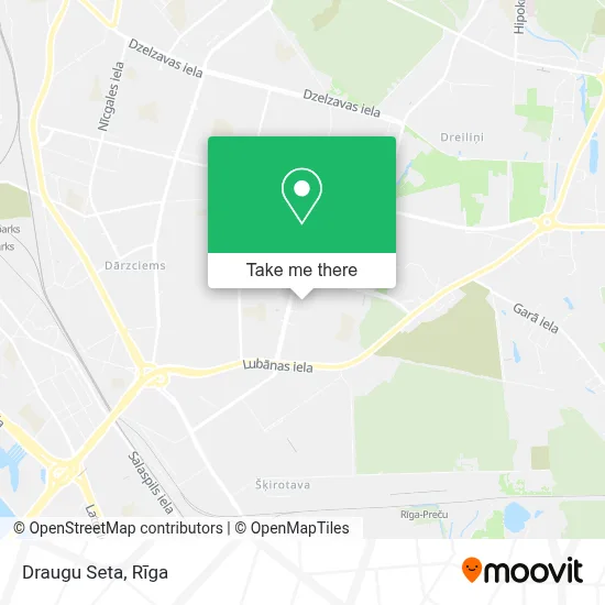 Draugu Seta map