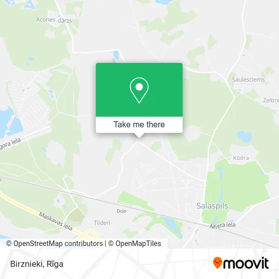 Карта Birznieki