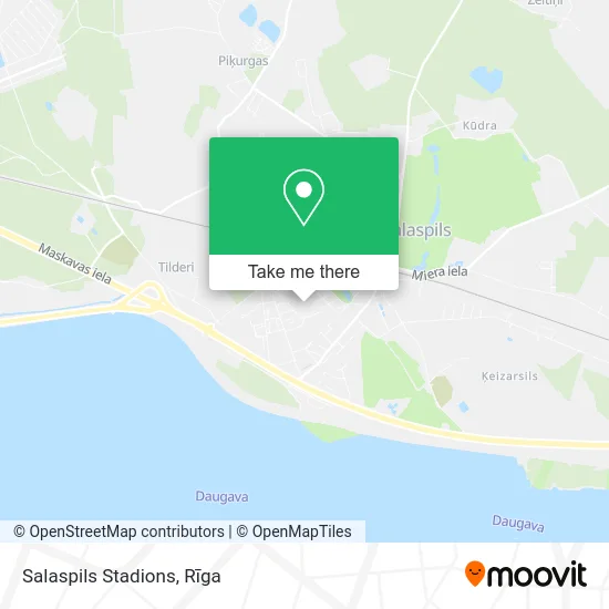 Карта Salaspils Stadions