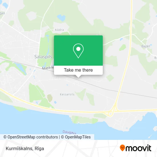 Карта Kurmīškalns