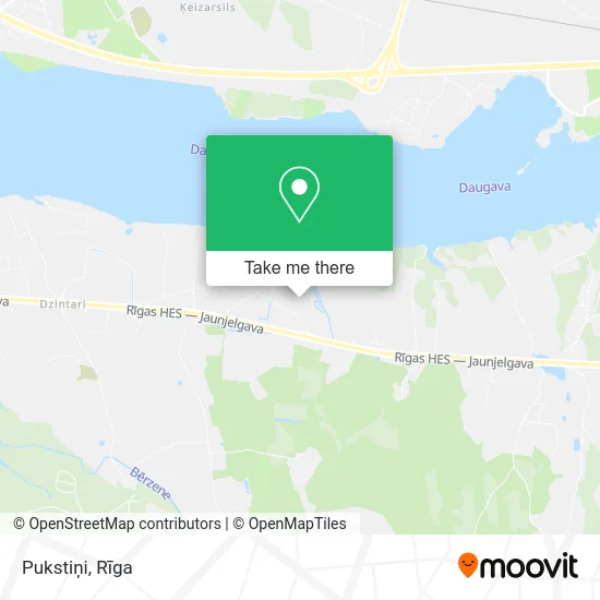 Карта Pukstiņi