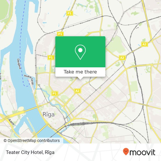 Teater City Hotel map