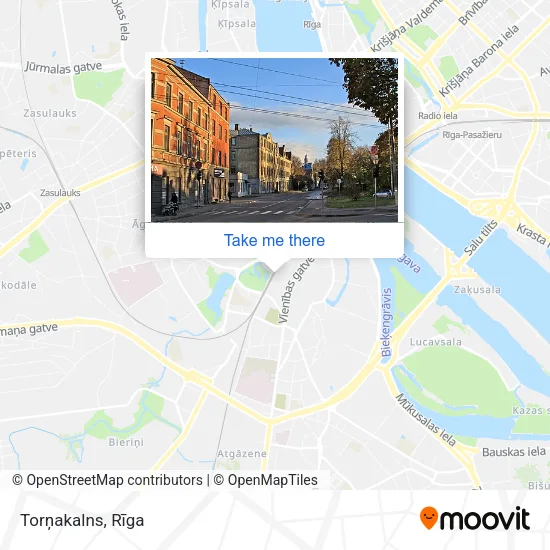 Карта Torņakalns