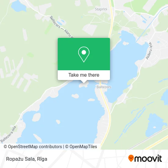 Карта Ropažu Sala