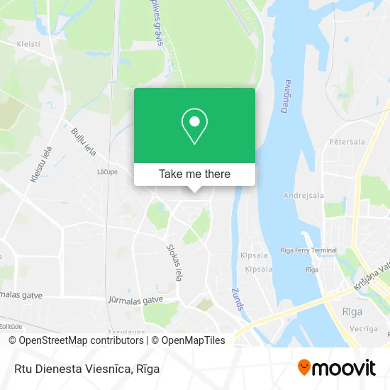 Rtu Dienesta Viesnīca map