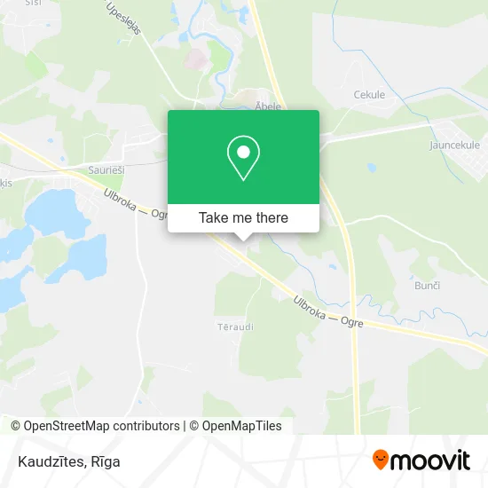 Карта Kaudzītes
