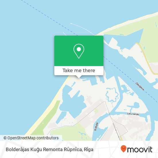 Карта Bolderājas Kuģu Remonta Rūpnīca