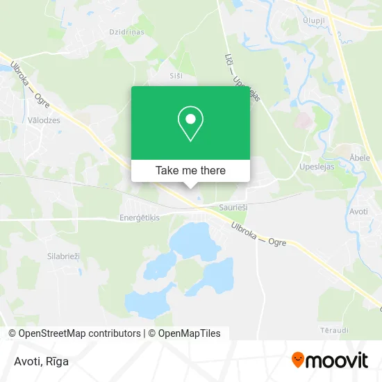Карта Avoti