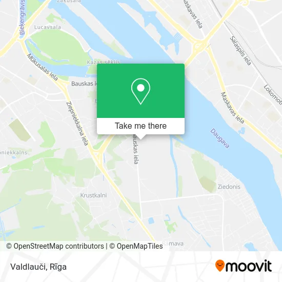 Карта Valdlauči