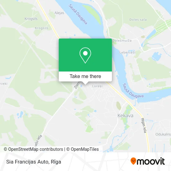 Карта Sia Francijas Auto