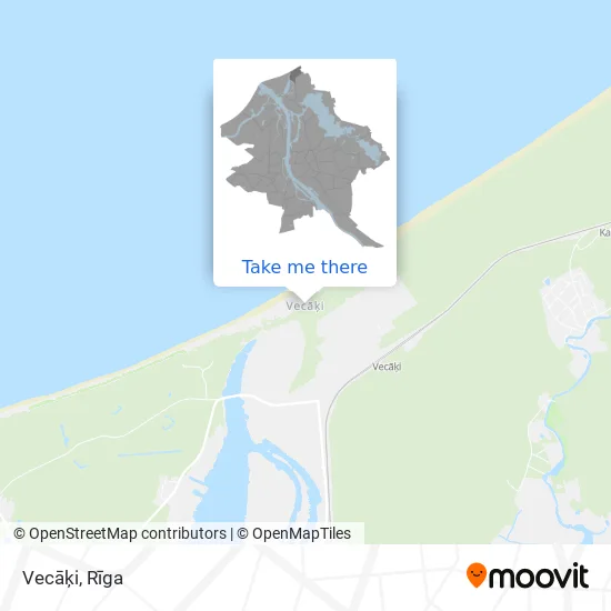 Карта Vecāķi