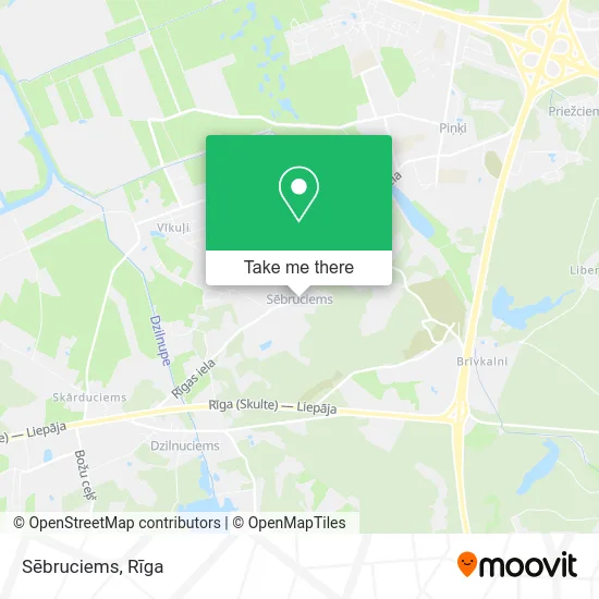 Карта Sēbruciems