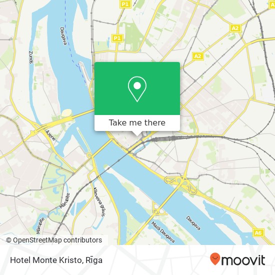 Hotel Monte Kristo map
