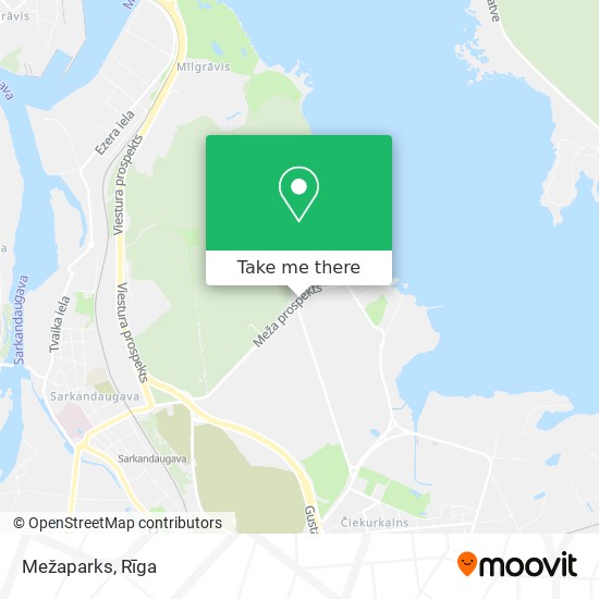 Mežaparks map